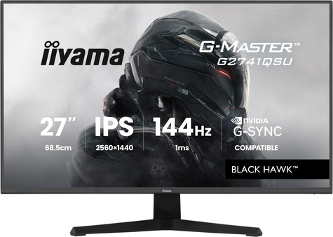 Iiyama 27iWIDE LCD G-Master Black Hawk 2560 x 1440 QHD 144 Hz