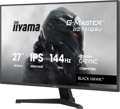 Iiyama 27iWIDE LCD G-Master Black Hawk 2560 x 1440 QHD 144 Hz