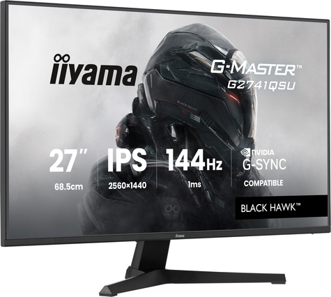 Iiyama 27iWIDE LCD G-Master Black Hawk 2560 x 1440 QHD 144 Hz