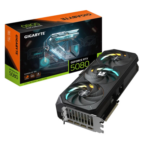 Gigabyte Gigabyte RTX5080 Gaming OC 16GB GDDR7 HDMI 3xDP