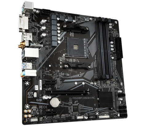 Gigabyte A520M DS3H AC (A520,AM4,mATX,DDR4)