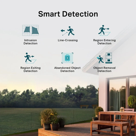 TP-Link VIGI C540V 4MP Outdoor Full-Color Dual-Lens Varifocal Pan Tilt Network Camera (tweedekans)