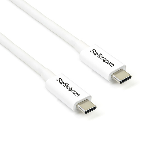 STARTECH STARTECH 6.6ft (2m) Thunderbolt 3 Cable, 20Gbps, 100W PD, 4K Video