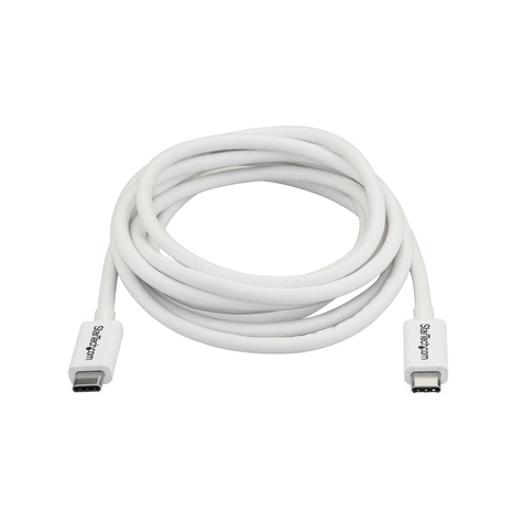 STARTECH 6.6ft (2m) Thunderbolt 3 Cable, 20Gbps, 100W PD, 4K Video