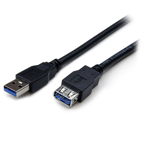 STARTECH 2 m SuperSpeed USB 3.0 verlengkabel A naar A - M/F - zwart - USB-verlengkabel