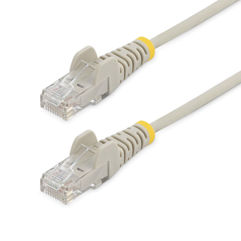 STARTECH STARTECH 1 m CAT6 kabel - slanke CAT6 netwerkkabel - grijs  - Snagless RJ45 connector