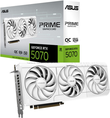Asus PRIME-RTX5070-O12G-WHITE 12GB GDDR7 HDMI DP