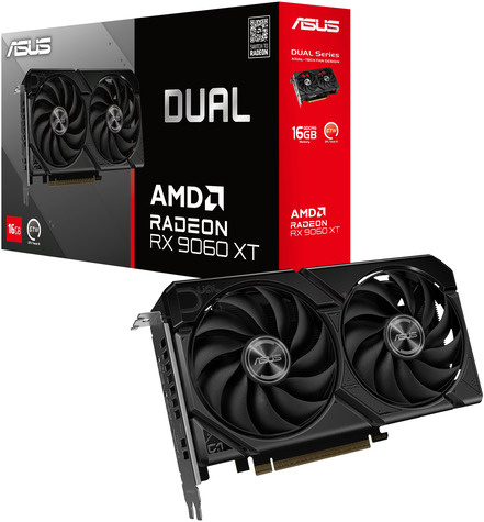 Asus DUAL-RX9060XT-16G 16GB GDDR6 HDMI DP