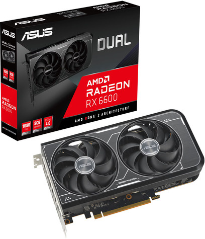 Asus DUAL-RX6600-8G-V3 8GB GDDR6 HDMI DP