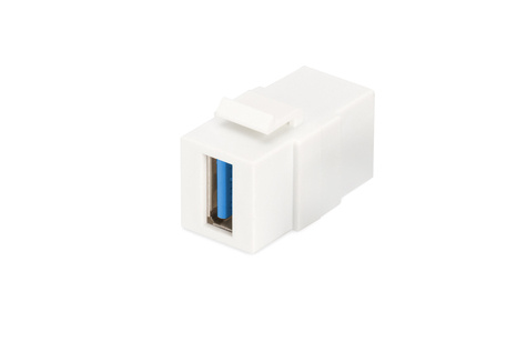 DIGITUS DIGITUS USB 3.0 Keystone module voor DN-93832, zuiver wit (RAL 9003)