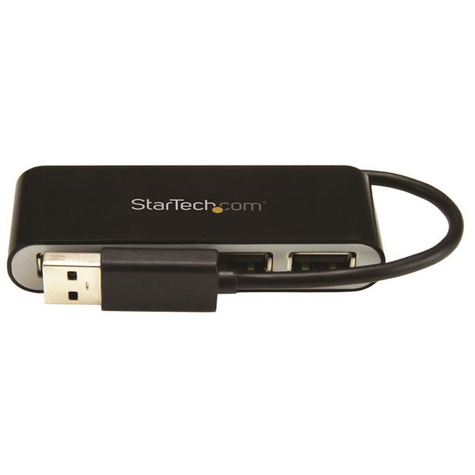 STARTECH 4-poorts draagbare USB 2.0 hub - compacte mini USB Hub - Hub - 4 x USB 2.0 - desktop