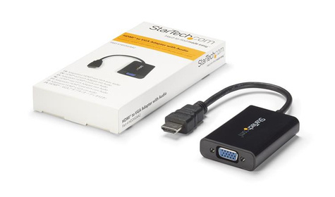 STARTECH HDMI naar VGA Video Adapter met Audio voor Desktop PC / Laptop / Ultrabook