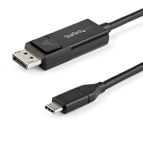 STARTECH STARTECH 3ft (1m) USB C to DisplayPort 1.2 Cable 4K 60Hz, Bidirectional DP to USB-C or USB-C to DP Reversible Video Adapter Cable