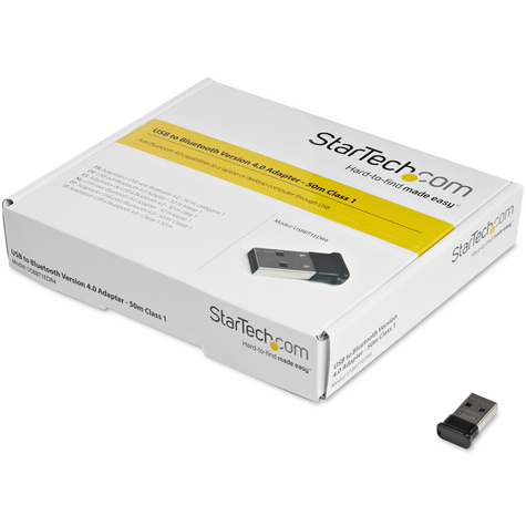 STARTECH Mini USB Bluetooth 4.0-adapter - 50m klasse 1 EDR draadloze dongle - Netwerkadapter