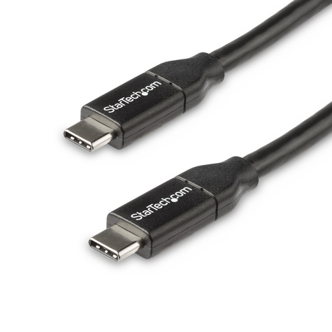 STARTECH STARTECH 50 cm USB-C naar USB-C kabel met 5A/100W Power Delivery - M/M - wit - 0,5 m
