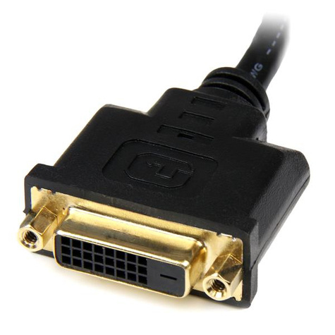 STARTECH 20cm HDMI naar DVI-D Video adapter kabel - M/F - Videoadapter - HDMI male naar DVI-D female