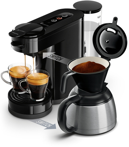 Philips Coffee machine Senseo Switch Base Plus Black - WE settings