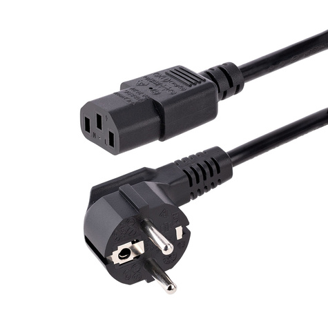 STARTECH 3m (10ft) Computer Power Cord, 18AWG, EU Schuko to C13 Power Cord