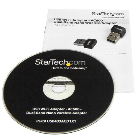 STARTECH USB Wi-Fi adapter - AC600 - Dual-Band Nano adapter - draadloos