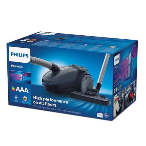Philips Vacuum cleaner 900W Allergy Cashmere Grey power control