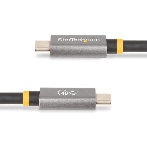 STARTECH 3ft (1m) USB4 Cable, USB-IF Certified USB-C Cable, 40 Gbps, USB Type-C Data Transfer Cable