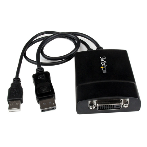STARTECH DisplayPort to DVI Adapter - Dual-Link - Active DVI-D Adapter for Your Monitor / Display