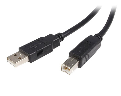 STARTECH STARTECH 3m USB 2.0 A naar B Kabel - M/M - USB-kabel - USB (M) naar USB type B (M) - USB 2.0 - 3 m - zwart