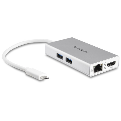 STARTECH STARTECH USB-C Multiport Adapter, USB-C Travel Dock met 4K HDMI, 60W Power Delivery Passthrough