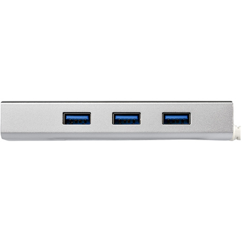 STARTECH 3-Poorts draagbare USB 3.0 hub met Gigabit Ethernet