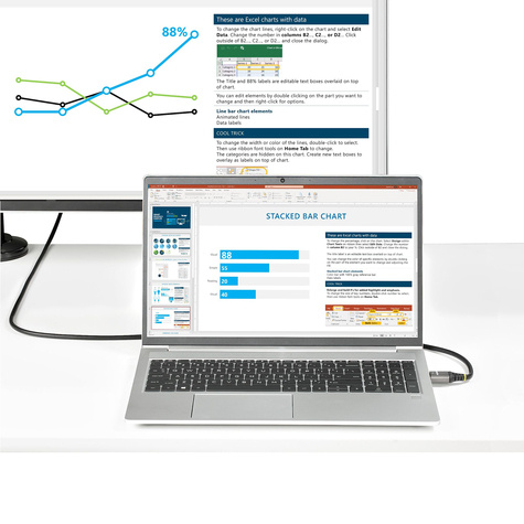 STARTECH 3m Premium Gecertificeerde HDMI 2.0 Kabel - High Speed Ultra HD 4K 60Hz HDMI Kabel met Ethernet