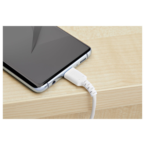 STARTECH 1m USB C Lader Kabel, Rugged Fast Charge  Sync USB 2.0 naar USB Type C Laptop Laderkabel