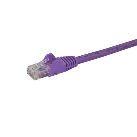 STARTECH 3 m Cat6 UTP netwerkkabel met snagless RJ45 connectoren - UTP patchkabel - paars - 3m