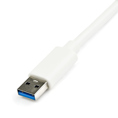 STARTECH USB 3.0 naar gigabit Ethernet-adapter NIC met USB-poort - wit - Netwerkadapter - USB 3.0 - Gigabit Ethernet - wit