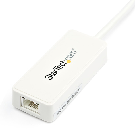 STARTECH USB 3.0 naar gigabit Ethernet-adapter NIC met USB-poort - wit - Netwerkadapter - USB 3.0 - Gigabit Ethernet - wit