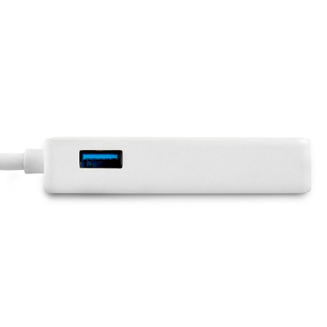 STARTECH USB 3.0 naar gigabit Ethernet-adapter NIC met USB-poort - wit - Netwerkadapter - USB 3.0 - Gigabit Ethernet - wit