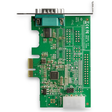 STARTECH 1-port PCI Express RS232 Serial Adapter Kaart, PCIe RS232 Serial Host Controller Kaart, PCIe naar Serieel DB9, 16950 UART