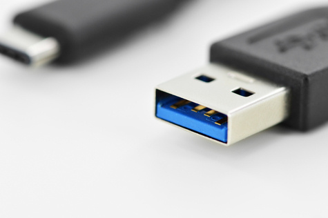 DIGITUS USB Type-C aansluitkabel, Type-C - A St/St, 1,0m, 3A, 5GB, 3.0 versie, bw