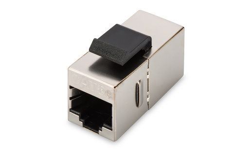 DIGITUS DIGITUS CAT 5e Modulaire koppeling, afgeschermd RJ45 naar RJ45, geschikt voor paneelmontage
