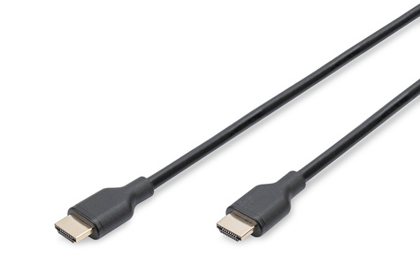 DIGITUS HDMI Ultra High Speed connection cable, type A M/M, 1.0m, w/Ethernet, UHD 8K 60p, gold