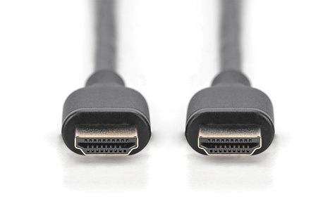 DIGITUS HDMI Ultra High Speed connection cable, type A M/M, 1.0m, w/Ethernet, UHD 8K 60p, gold