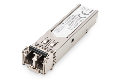 DIGITUS DIGITUS 1,25 Gbps SFP-module, multimode, industrie ver. LC duplexconnector, 850nm, tot 550m