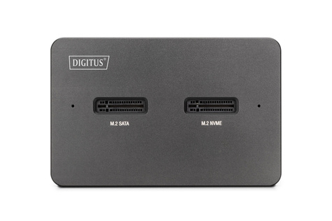 DIGITUS Dual Bay Nvme+SATA 2 in 1 SSD docking station 2 bays SATA/NVME 2 in 1 dockingstation