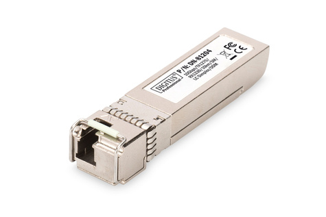 DIGITUS 10G SFP+ module, singlemode, BiDi, DDM LC Simplex-connector, Tx1270/Rx1330, tot 10 km