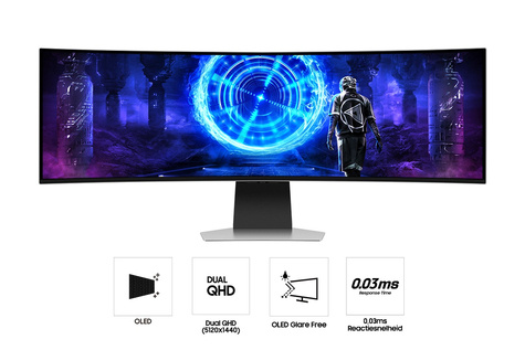 Samsung Odyssey OLED G9 S49DG954SU - G95SD Series - OLED monitor - curved - 49" - HDR