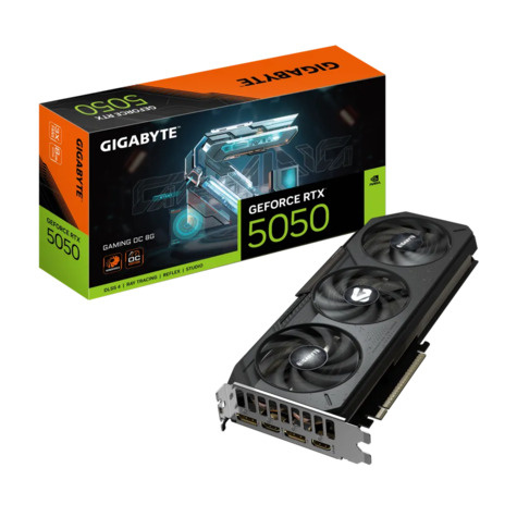 Gigabyte Gigabyte RTX5050 Gaming OC 8G      8GB GDDR6 HDMI 2xDP