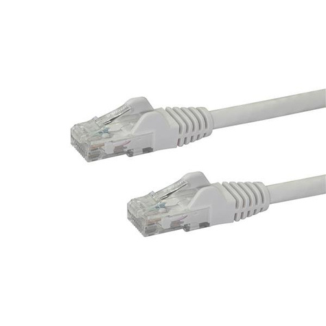 STARTECH 0,5 m Cat6 UTP netwerkkabel met snagless RJ45 connectoren - UTP patchkabel - wit