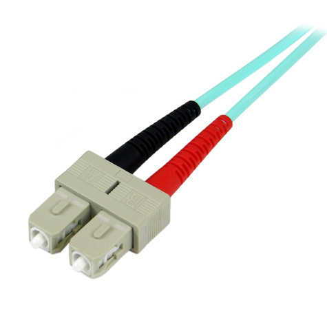 STARTECH 1m OM3 Multimode Fiber Cable LC/SC UPC