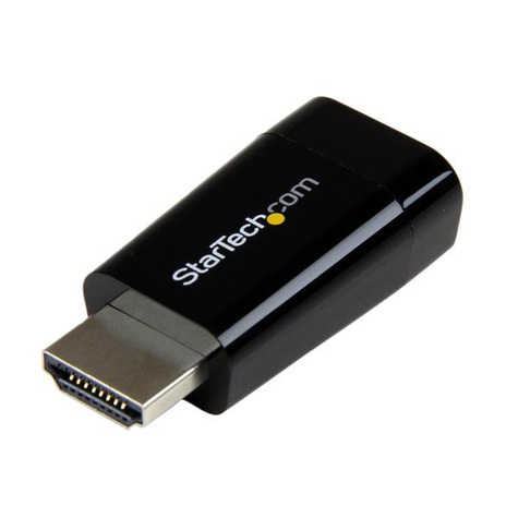 STARTECH Compact HDMI naar VGA Adapter Converter - Power Free HDMI Laptop naar VGA Monitor / Projector Converter Box - 1920x1200