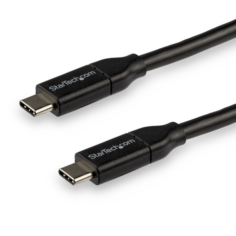 STARTECH 3m USB-C naar USB-C kabel met 5A/100W Power Delivery - M/M - wit - USB 2.0 - USB-IF gecertificeerd - USB C oplaadkabel
