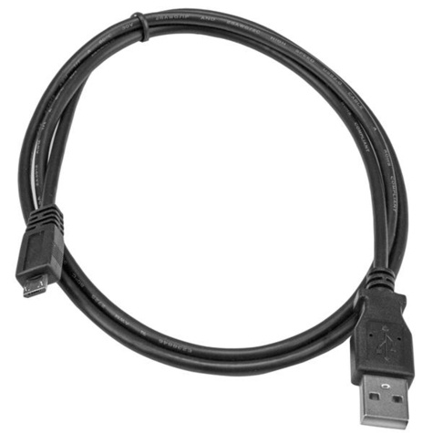 STARTECH 2m Micro USB Kabel - A naar Micro B - USB-kabel - USB (M) naar micro-USB type B (M) - USB 2.0 - 2 m - zwart
